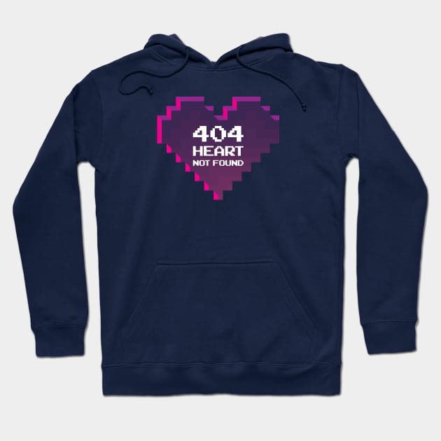 HEART NOT FOUND Hoodie by thatotherartist